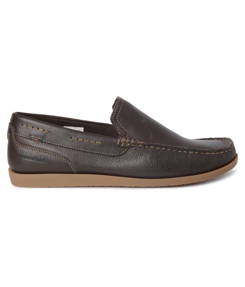 buckaroo tan loafers