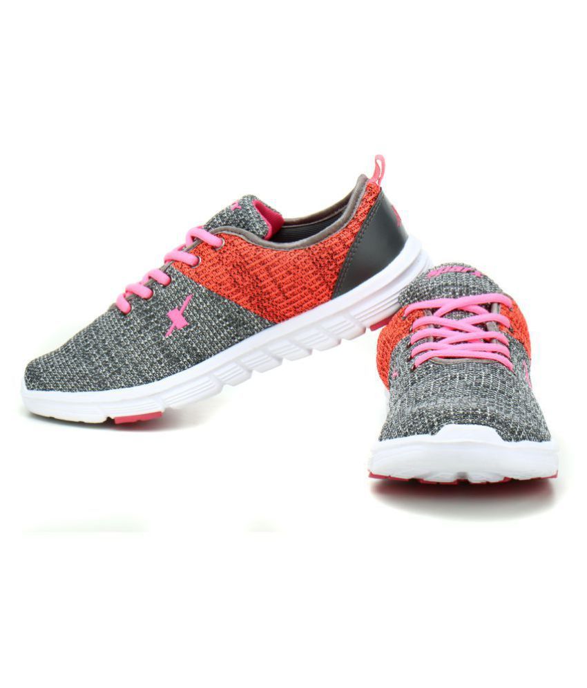 sparx women grey running shoes