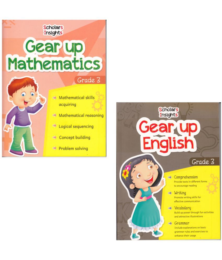     			Scholars Insights Gear Up English & Maths Grade 3 (Set of 2)