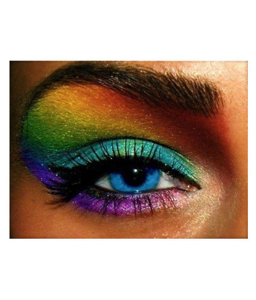 Shree Ram Eye Care Thick Shimmer Glitter Eyes Powder Colours Pack of 12