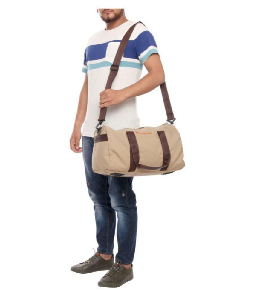 Impulse Beige Solid Duffle Bag - Buy Impulse Beige Solid Duffle Bag Online at Low Price - Snapdeal
