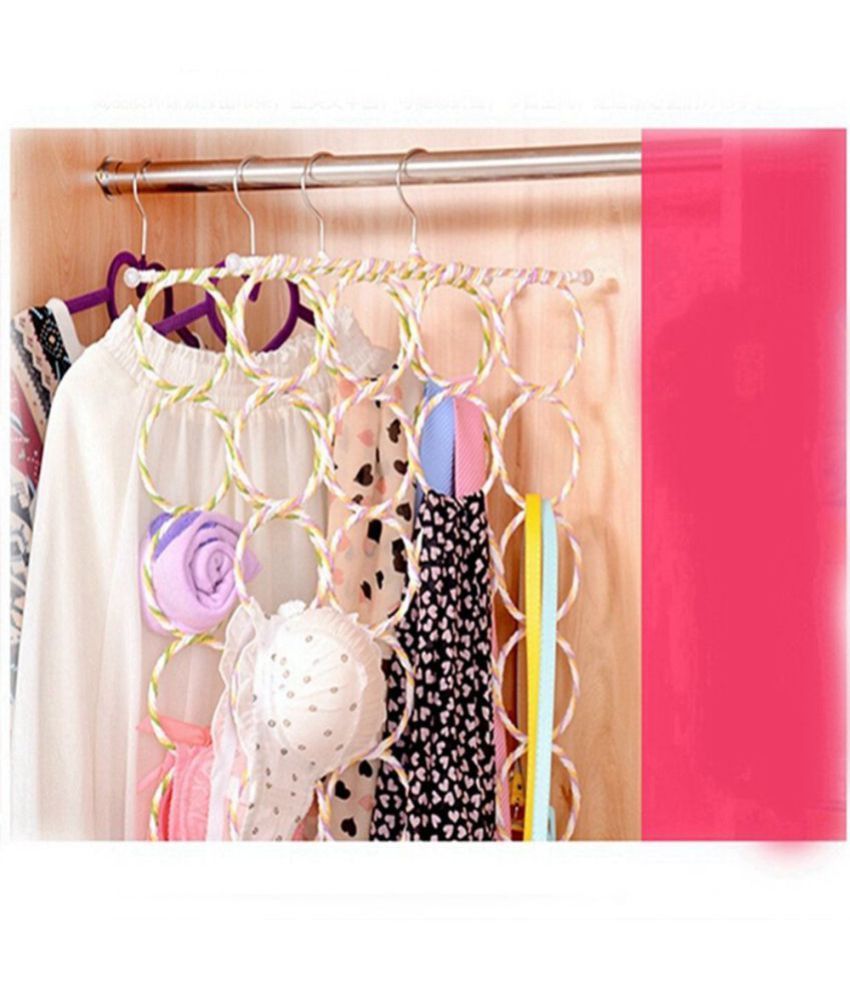 Kanha 28 Slot Scarf Hanger And Organizer ASSORTED Buy Kanha 28 Slot