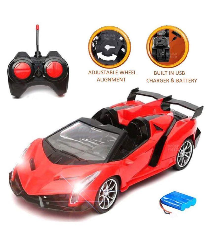 red colour remote car