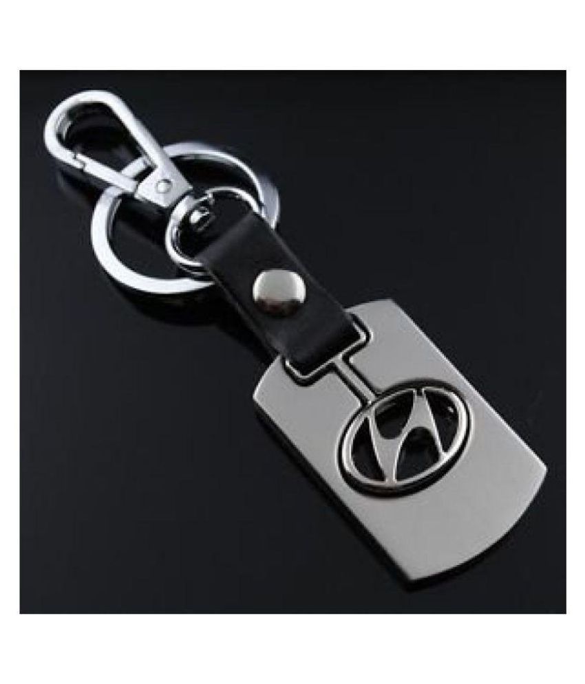     			Americ Style Premium Quality Swinging Hyundai Logo Keychain with Chrome Metal Locking Key chain
