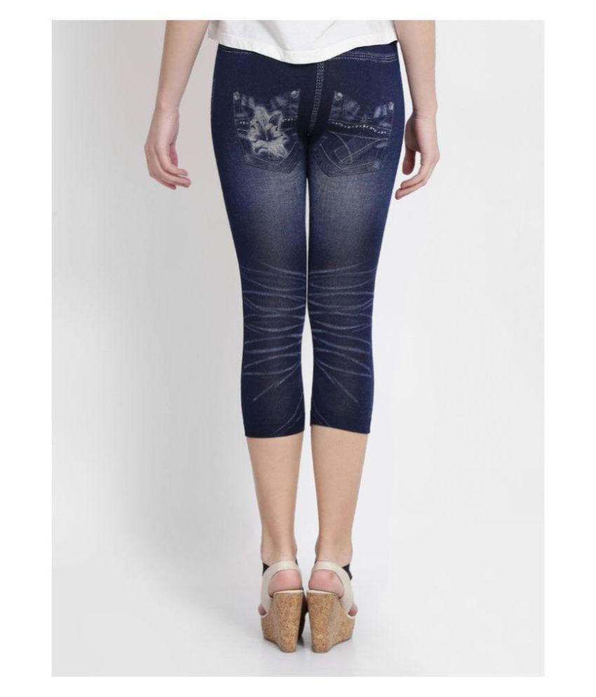 Camey Girls Printed Denim Stretchable Jegging/Legging (58 Years) Buy