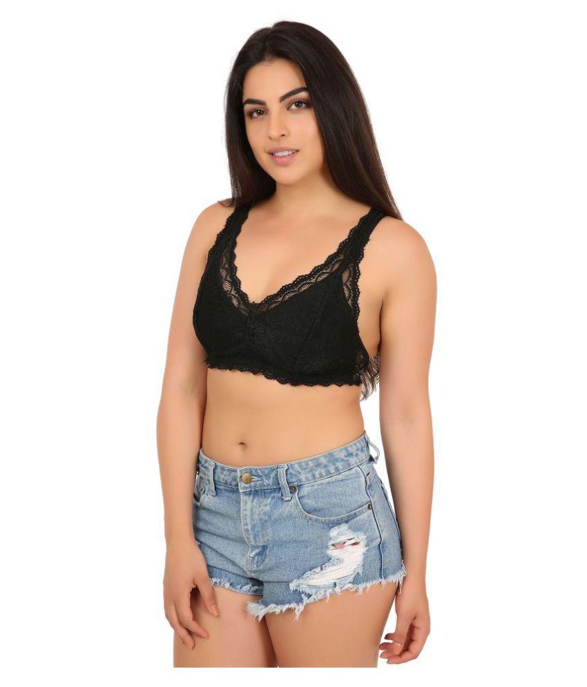 mesh racerback bra