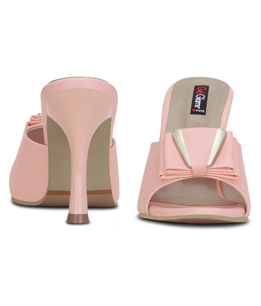 Get Glamr Pink Stiletto Heels Price in India- Buy Get Glamr Pink ...