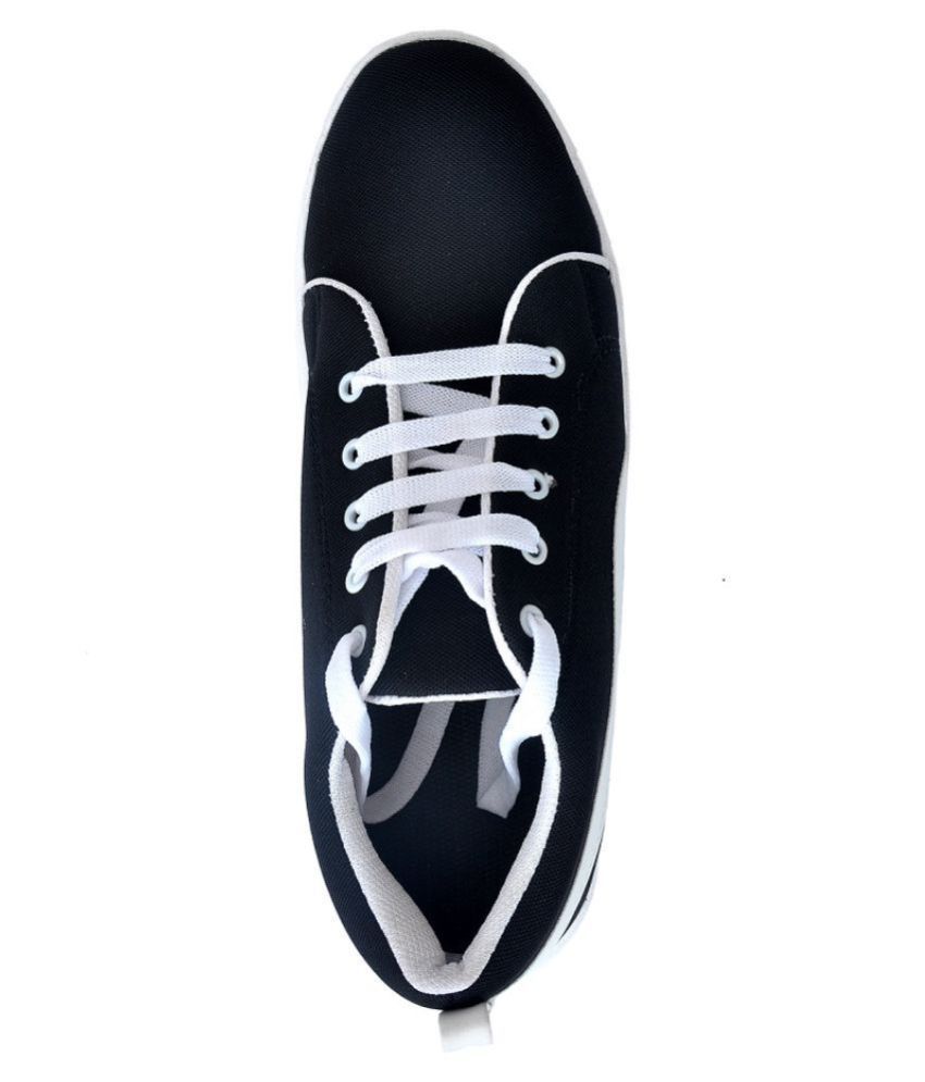 polo look Sneakers Black Casual Shoes 