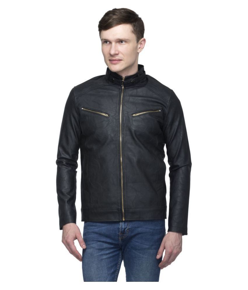 black rexine jacket