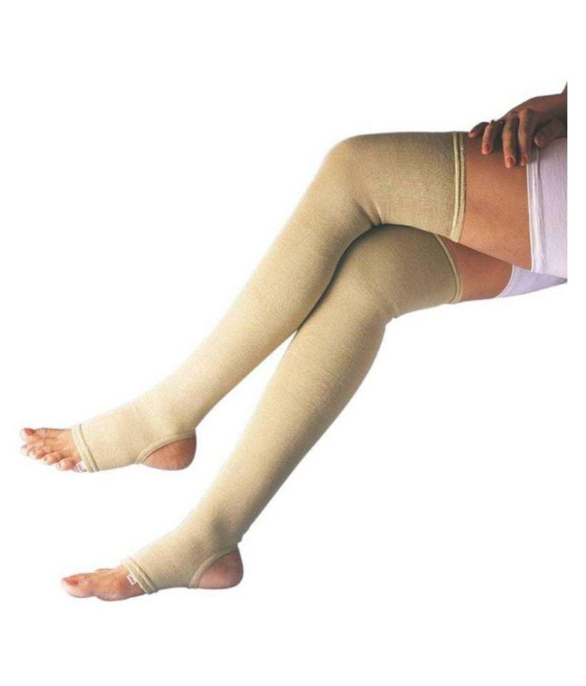 Maitree Premium Vein Varicose Compression Stocking Above Knee L Buy