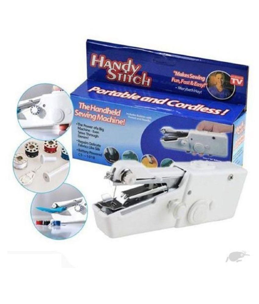 Handy Stitch Portable and Cordless Handheld Sewing Machine White Buy