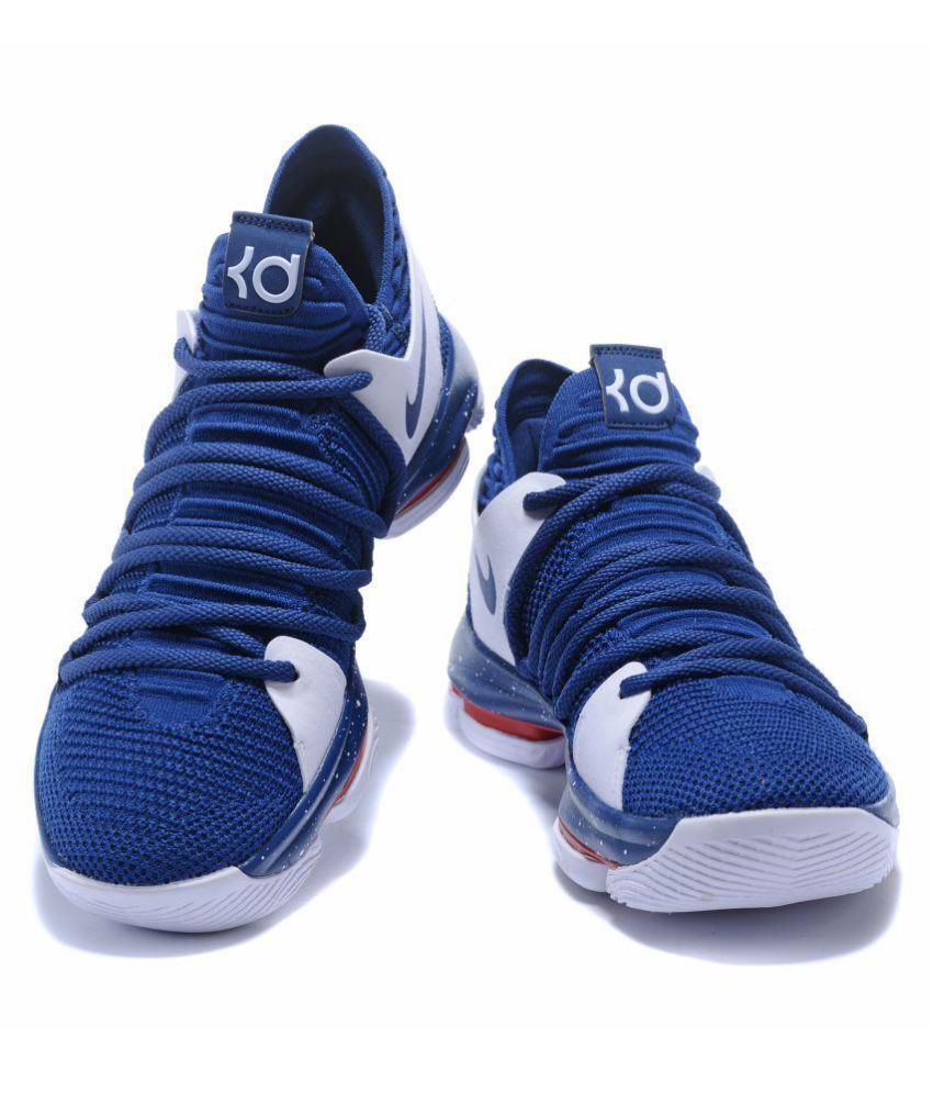 Nike 2018 KD 10 LIMITED EDITION Navy Basketball Shoes