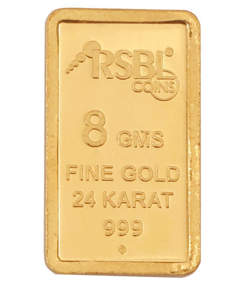 RSBL 8 Gm Gold Bar: Buy RSBL 8 Gm Gold Bar Online in India on Snapdeal