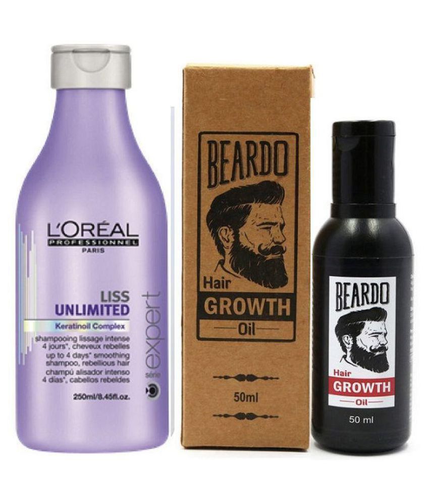 L Oreal Professionnel Liss Unlimited Beardo Hair Care Shampoo Ml