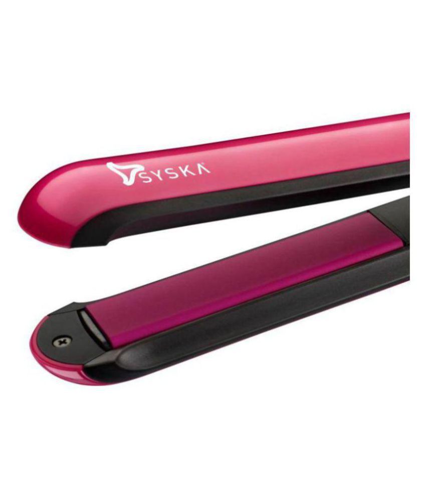 Syska HS-6810 Hair Straightener ( Pink ) Price in India - Buy Syska HS-6810  Hair Straightener ( Pink ) Online on Snapdeal