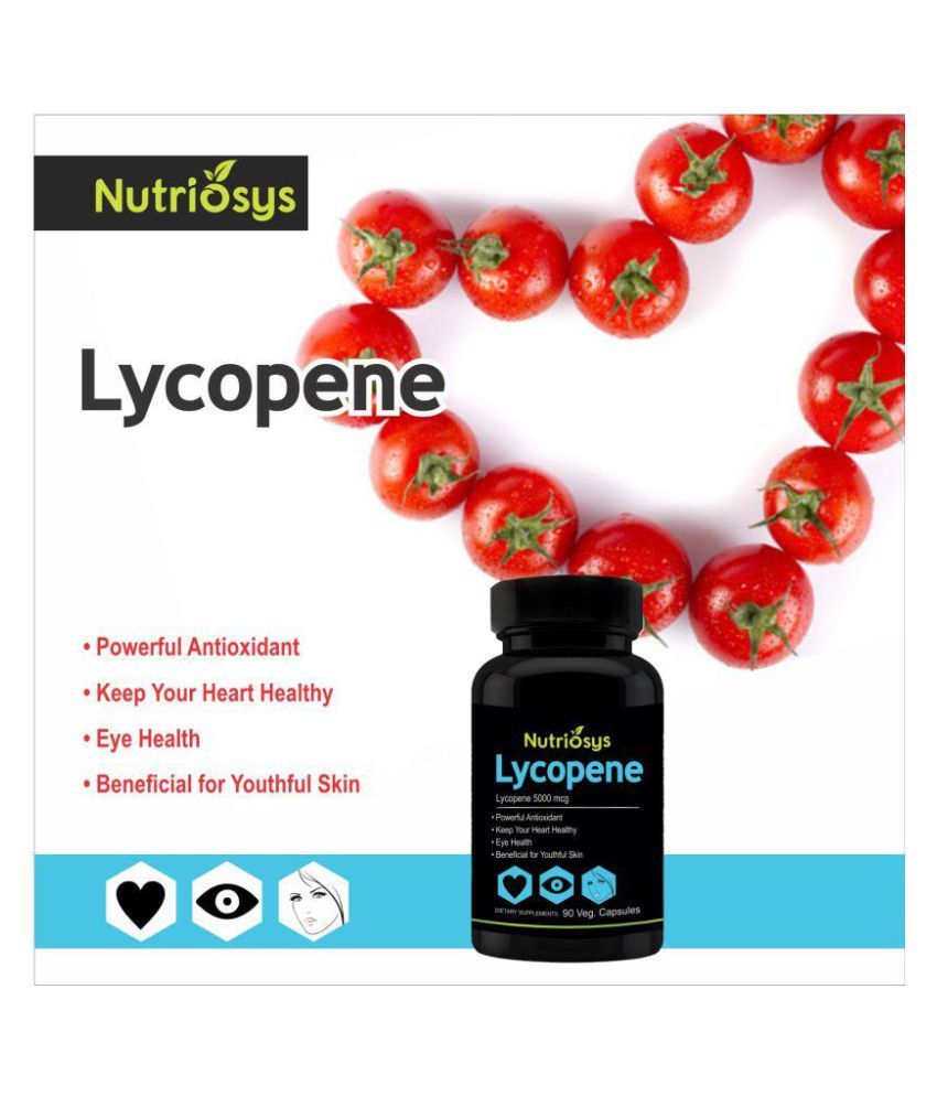 Nutriosys Lycopene with Multivitamins,90 Capsule 5000 no.s Buy