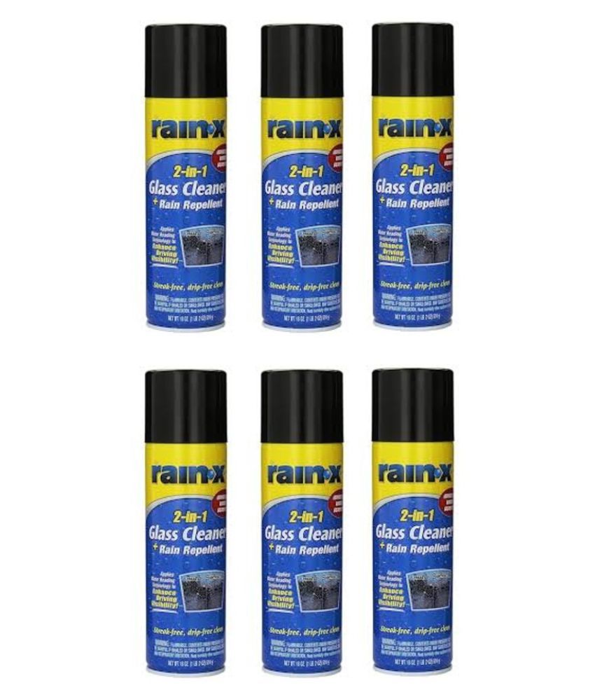 Rain X 2 in 1 Glass Cleaner & Rain Repellent 510gm ( Pack of 6 ) Buy