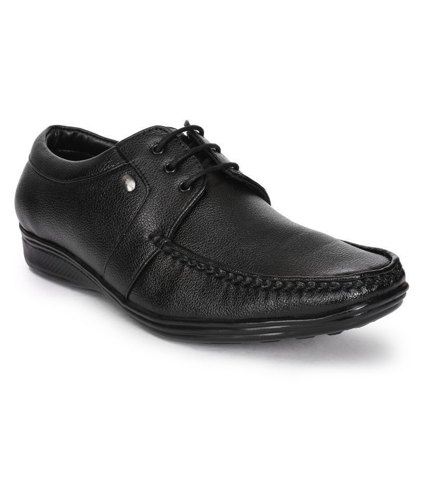 Action Non-Leather Black Formal Shoes 