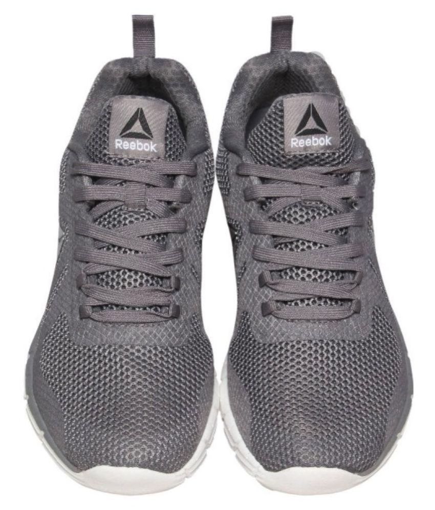 grey reebok sneakers