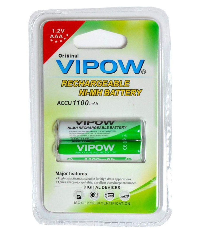 Vipow 1.2 V AAA 1100 mAh Rechargeable Battery 2 Price in India Buy