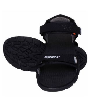 sparx sandals black