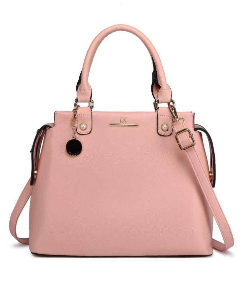Diana Korr Pink P.U. Sling Bag - Buy Diana Korr Pink P.U. Sling Bag ...