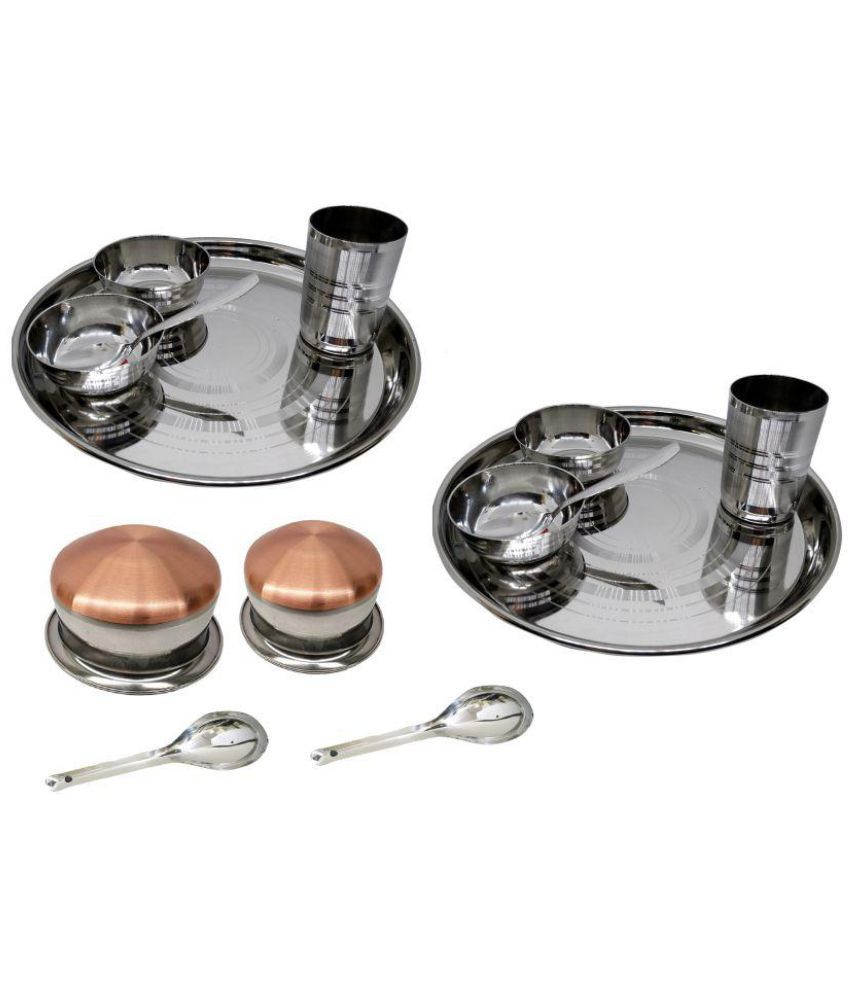     			Dynore 14 Pcs Dinner set Stainless Steel Dinner Set of 14 Pieces