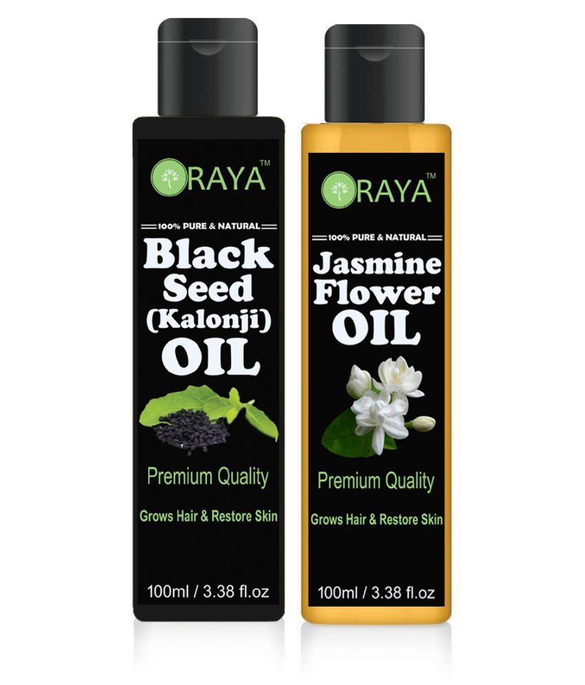     			ORAYA 100% Pure & Natural Kalonji & Jasmine 200 ml Pack of 2