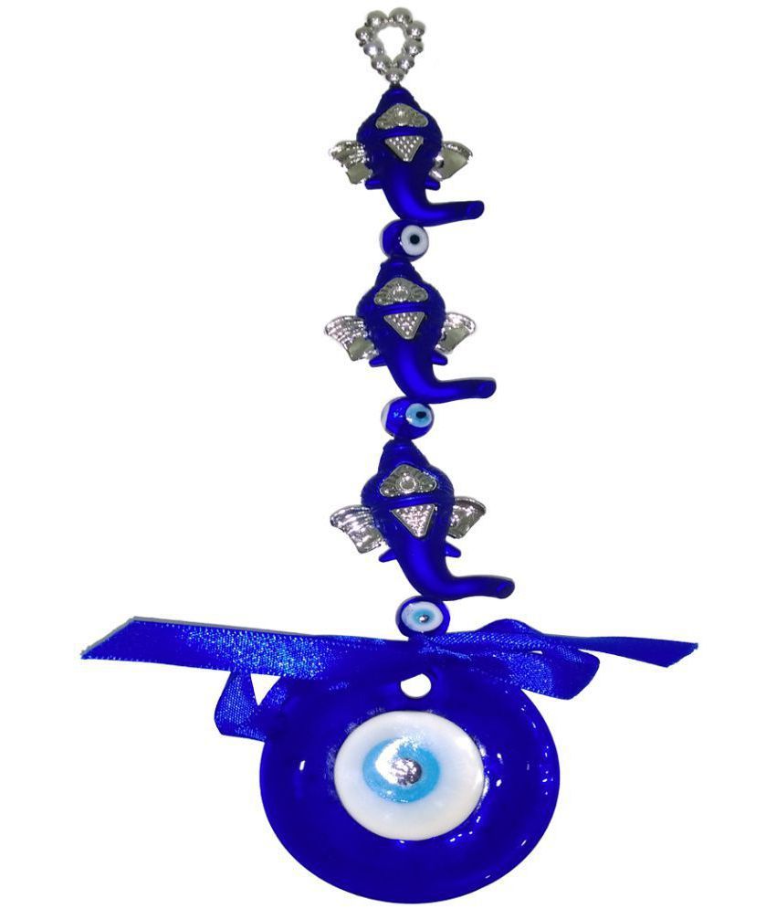     			Bird in Blue Crystal Evil Eye Hanging