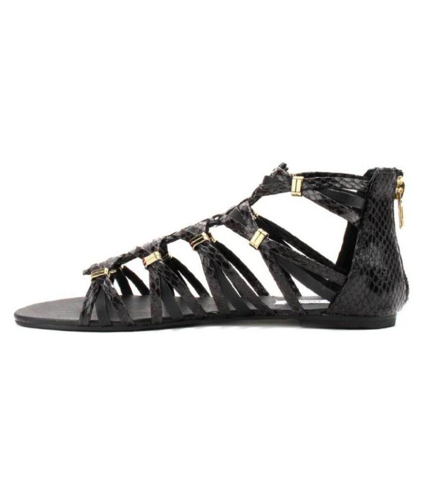 steve madden black pointed flats