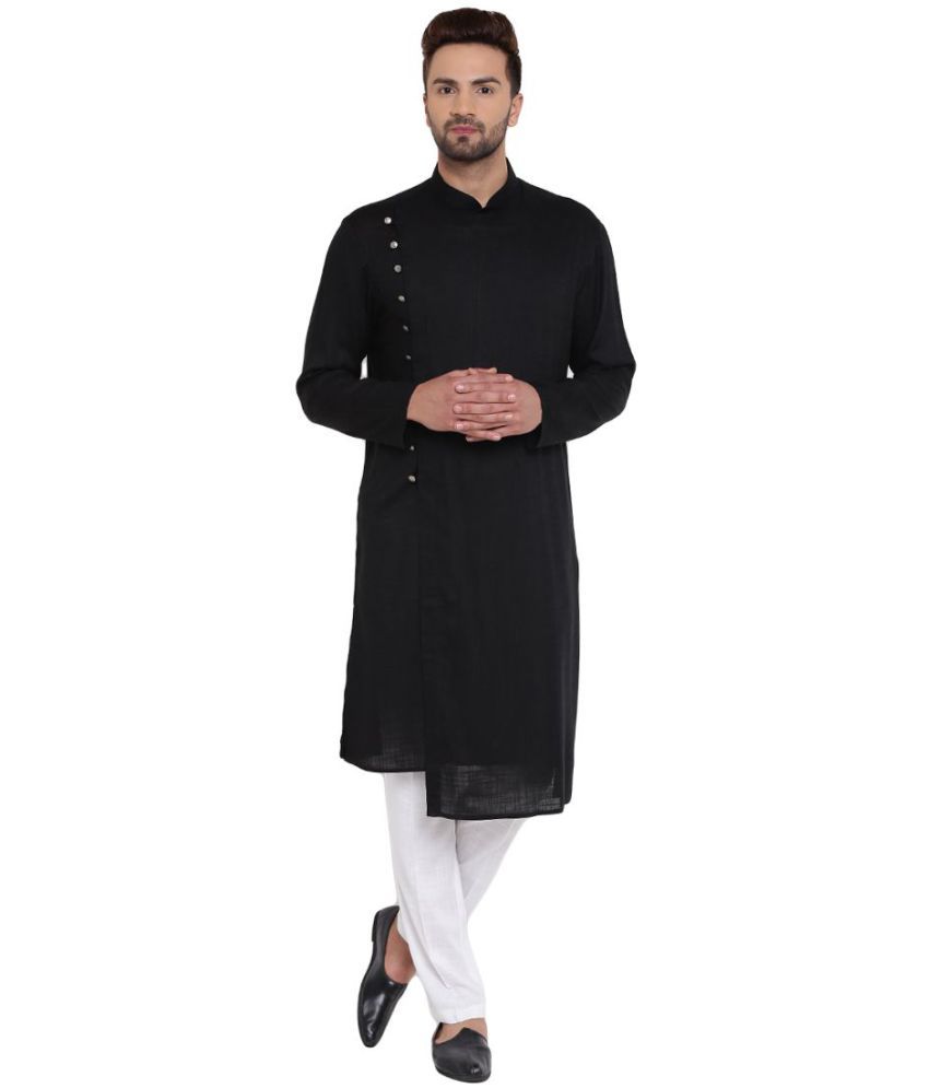 I Know Navy Cotton Kurta Single - Buy I Know Navy Cotton Kurta Single ...