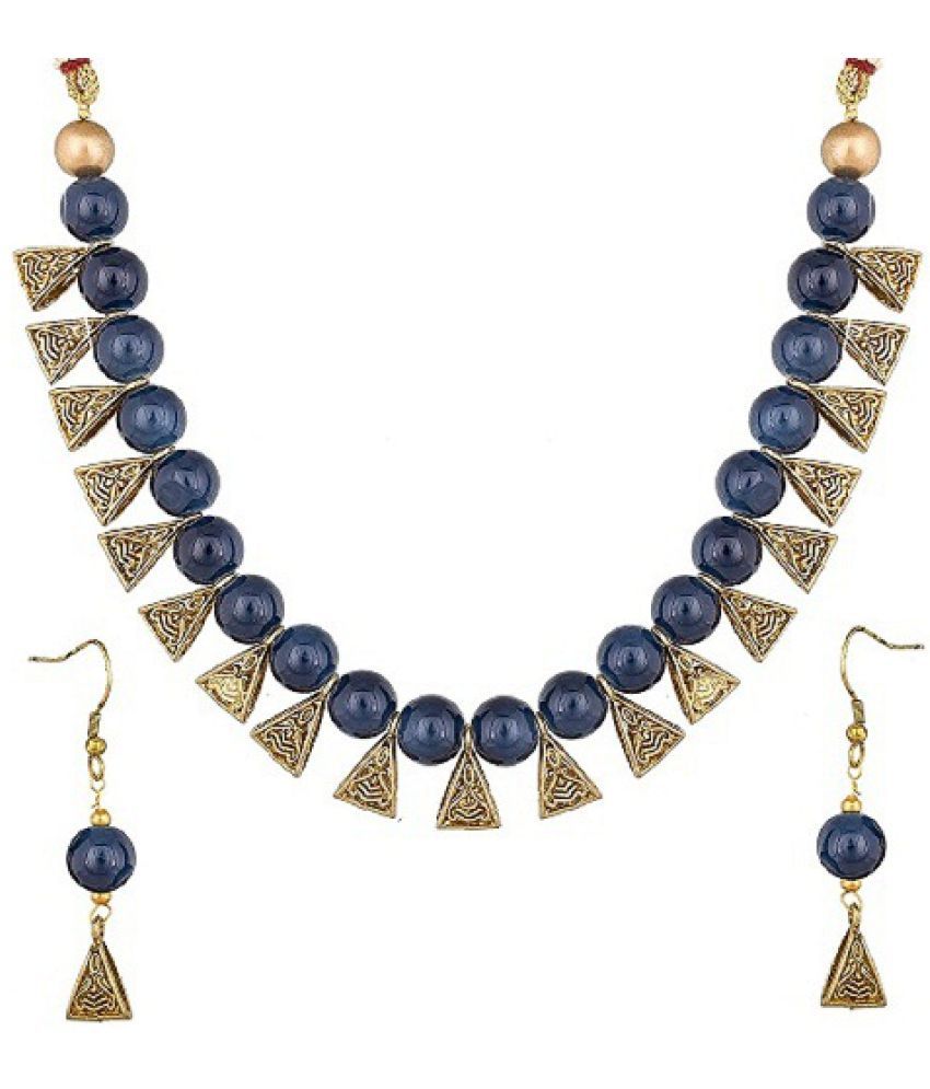 Ankur imitation jewellery designer oxidised beads manglsutrs for