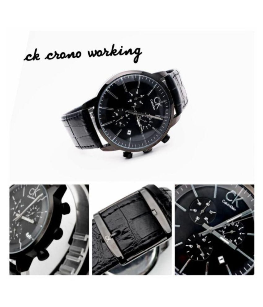 ck watches leather belt