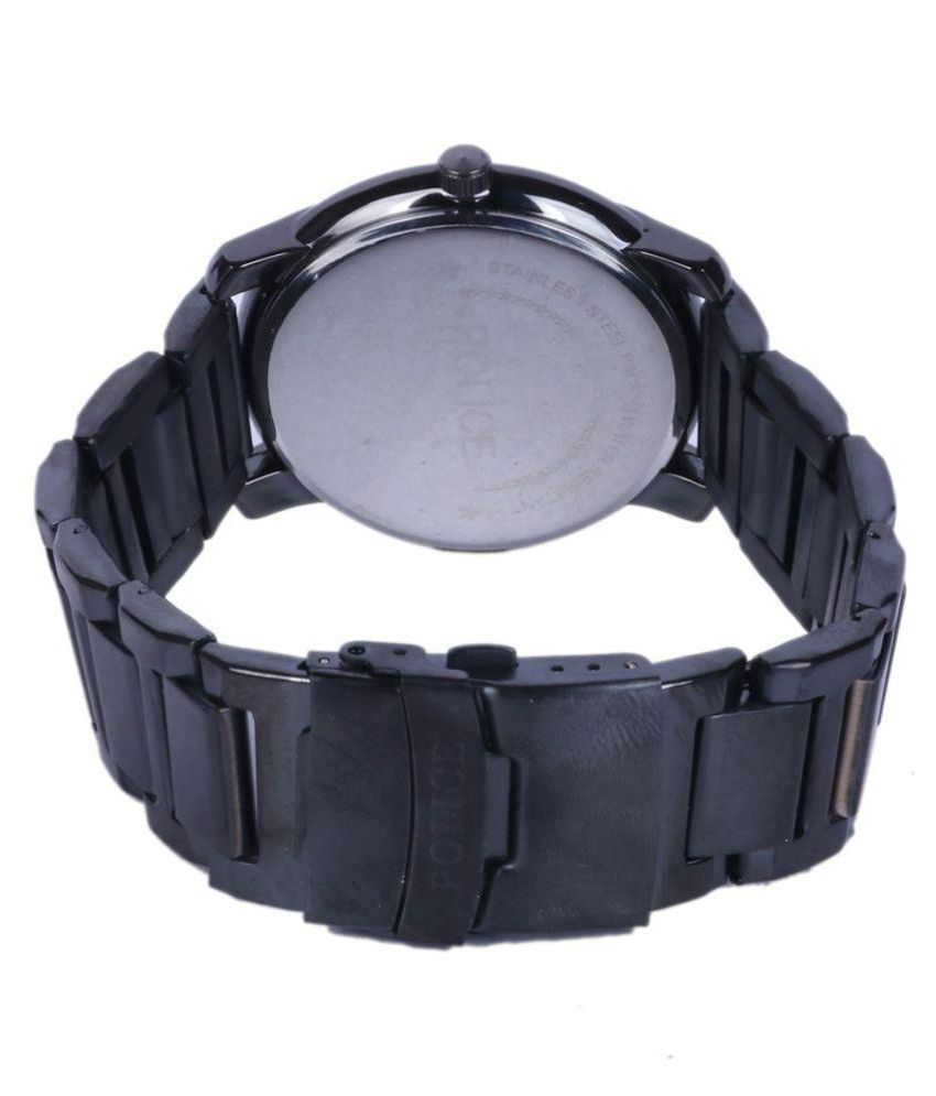 Police Police Full Black Start Edition Stainless Steel Analog Men's ...