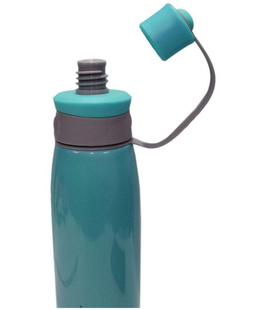 SHOPHILLS Sky Blue Bottle Light blue 500 ml Steel Water Bottle Set of 1 ...