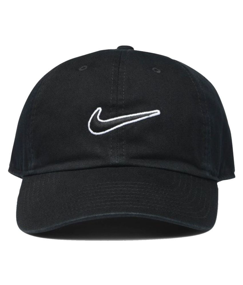 Nike Black Polyester Caps - Buy Nike Black Polyester Caps Online at ...