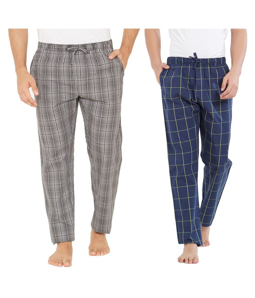     			XYXX Pack of 2 Pyjamas For Men's ( Multi )