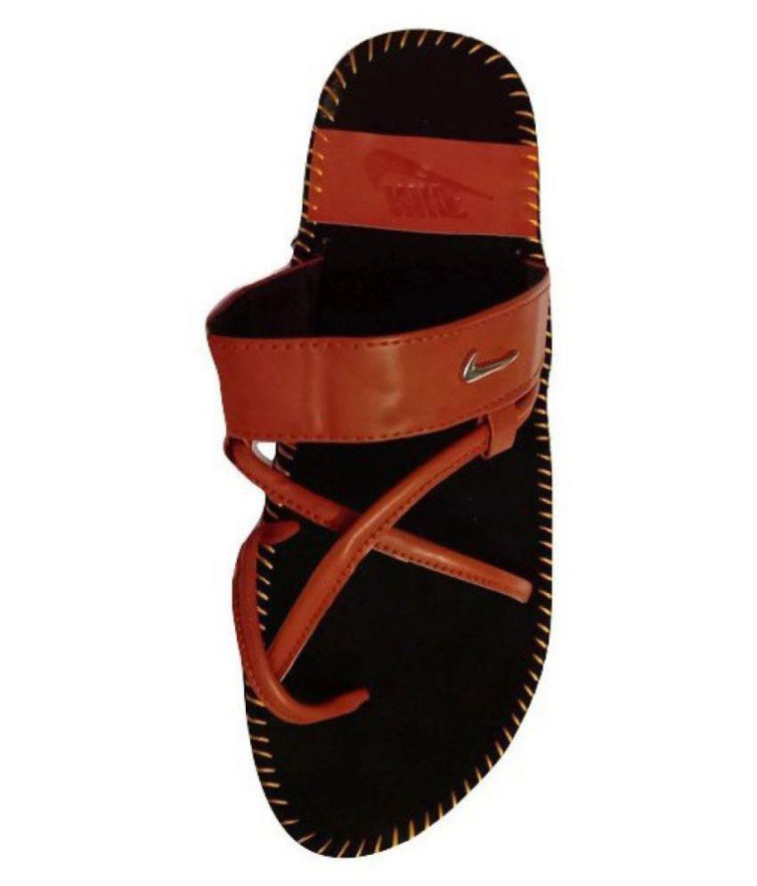 Nike Black Leather Slippers Price in 