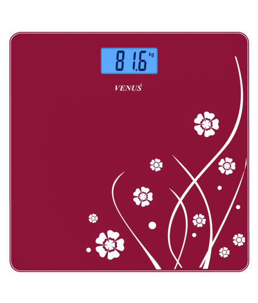     			Venus Venus EPS-6399-Red-Digital Electronic Personal Body Health Fitness Check up Weighing Scale EPS-6399-Red Red