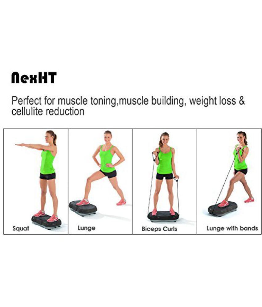 Ultrathin Full Body Vibration Plate Exercise Fitness Machine, Portable