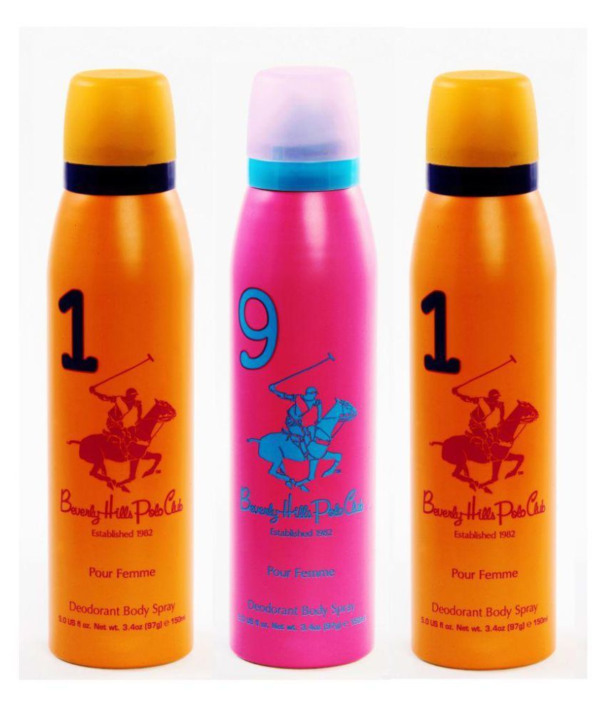 BHPC Deo No1(2pcs) & No9(1pcs) For Women pack of 3 Buy BHPC Deo No1