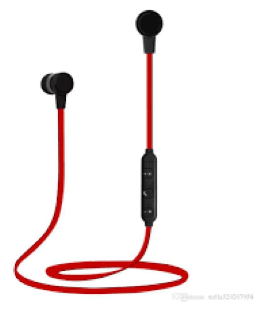 red samsung earbuds