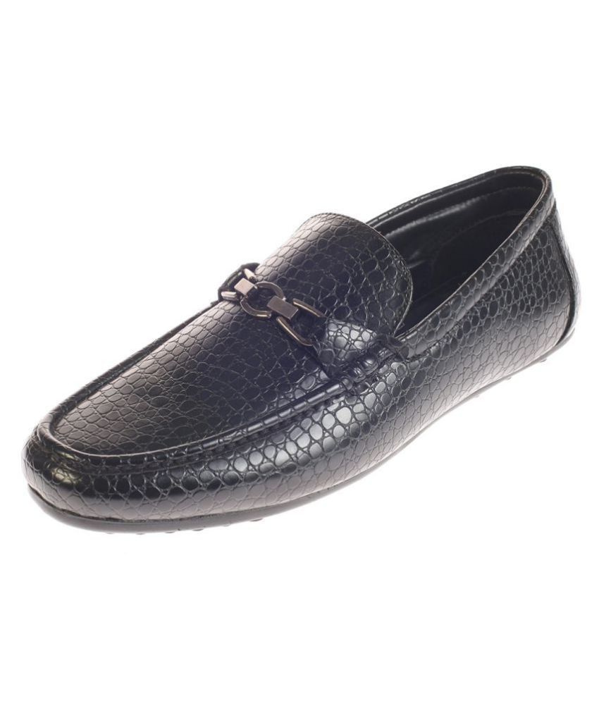KHADIM Black Loafers - Buy KHADIM Black Loafers Online at Best Prices ...