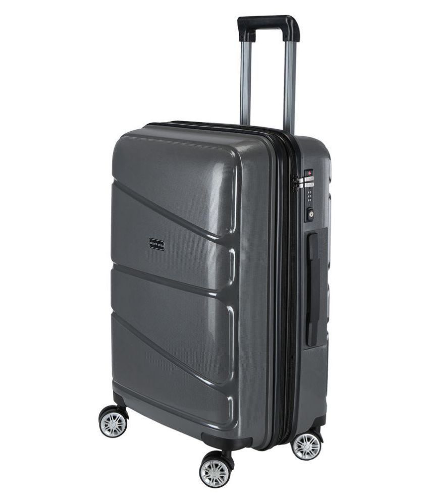 Nasher Miles Grey L(Above 70cm) Check-in Hard NM H8011 Warrior Luggage ...