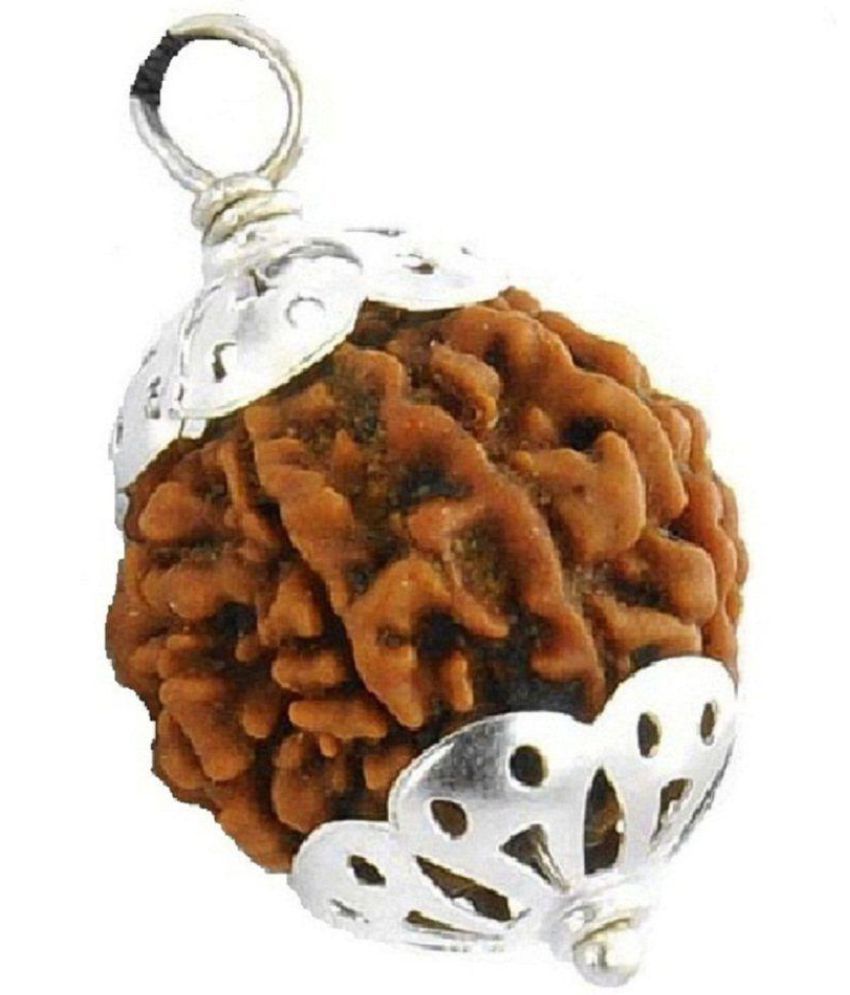     			4 Mukhi Nepali Rudraksha Silver Cap