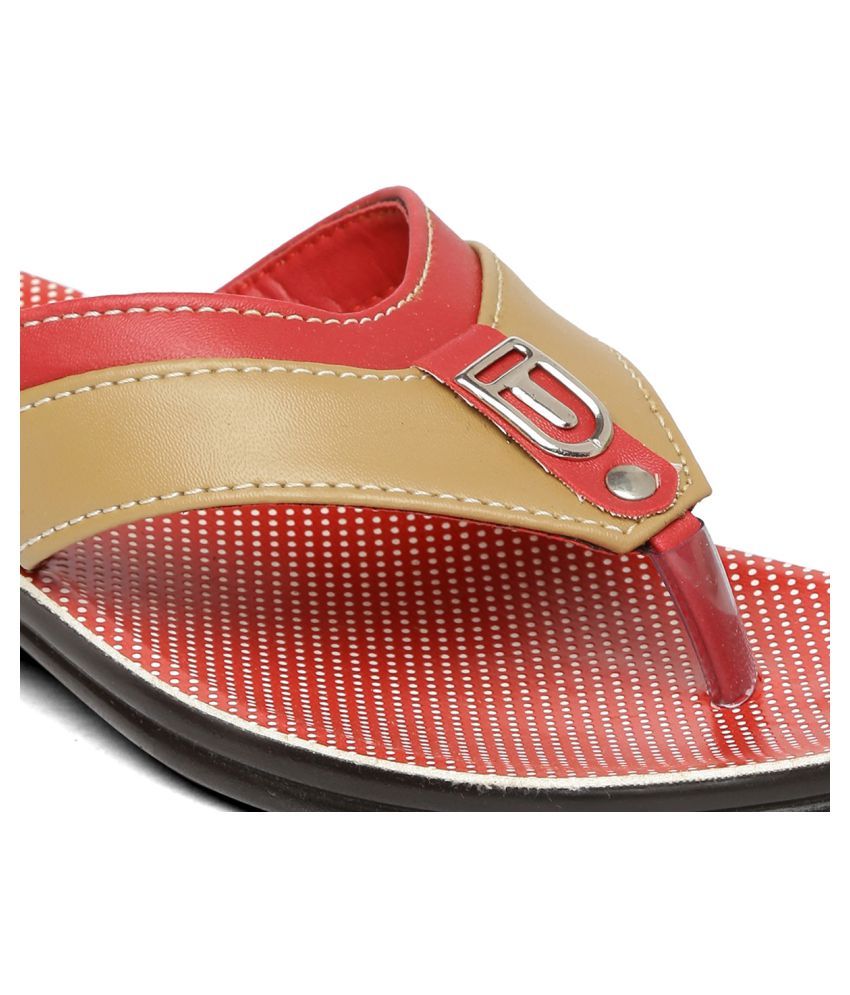 paragon red and black slippers