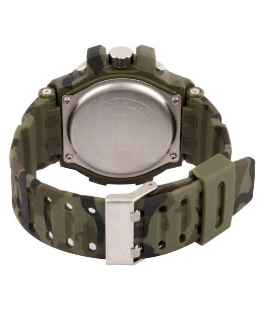 Skmei Sport Army Silicon Analog Digital Men S Watch Buy Skmei Sport