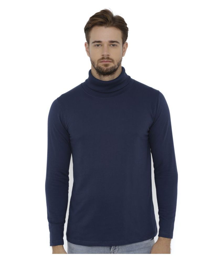 Deezeno Navy High Neck Sweatshirt Buy Deezeno Navy High Neck 