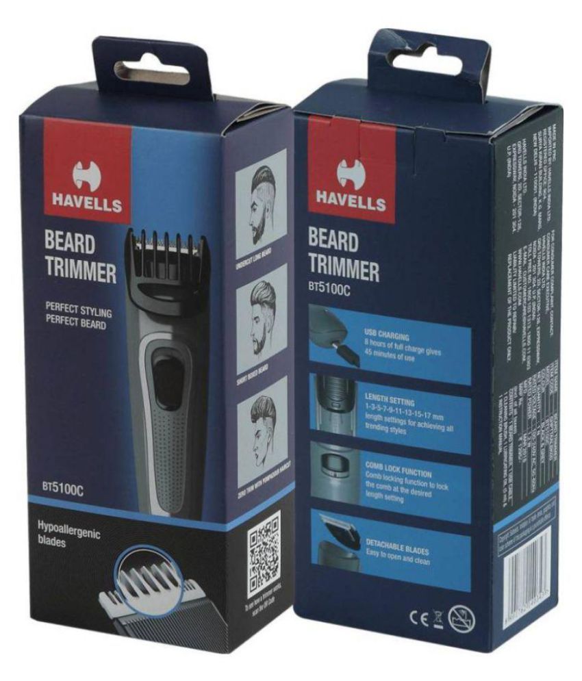 havells beard trimmer bt5151c price