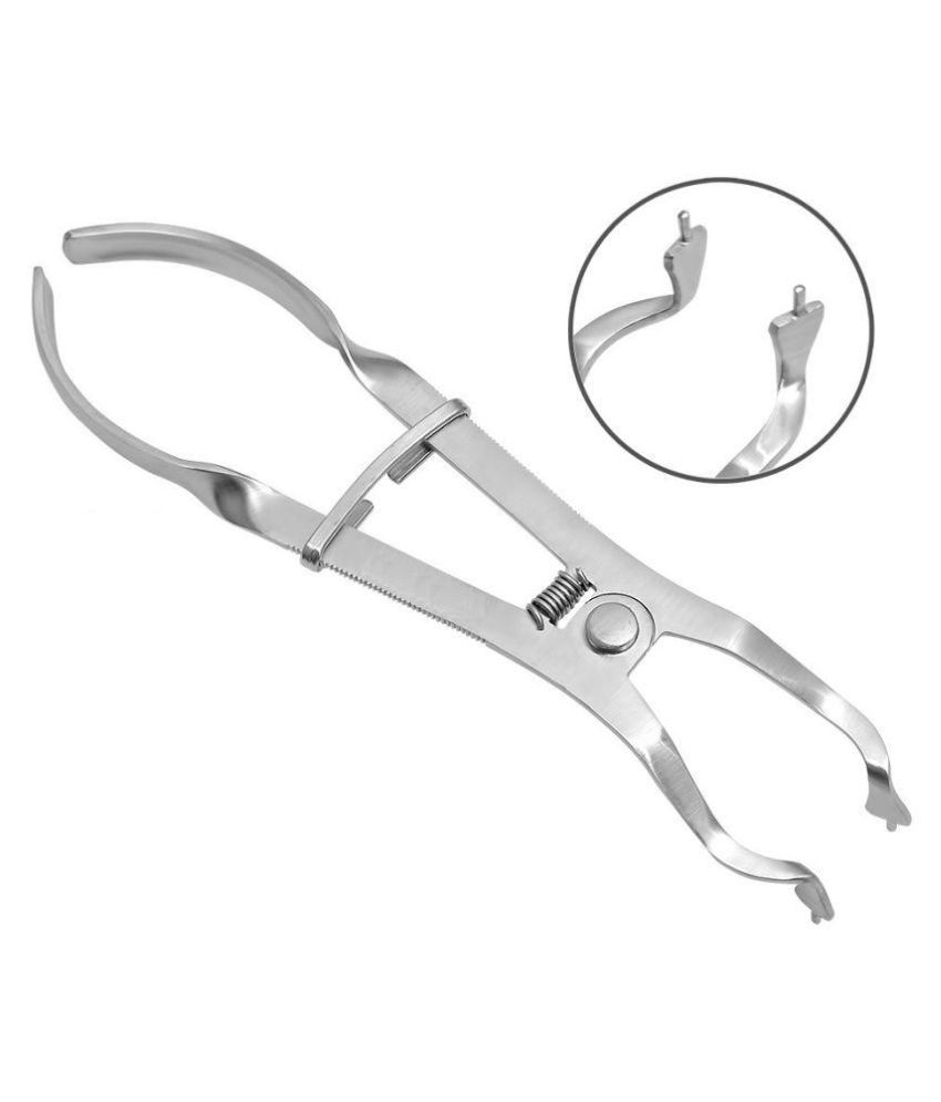 ADDLER Rubber Dam Clamp Forcep Ivory Type Qty.-1 Hand Instruments: Buy ...